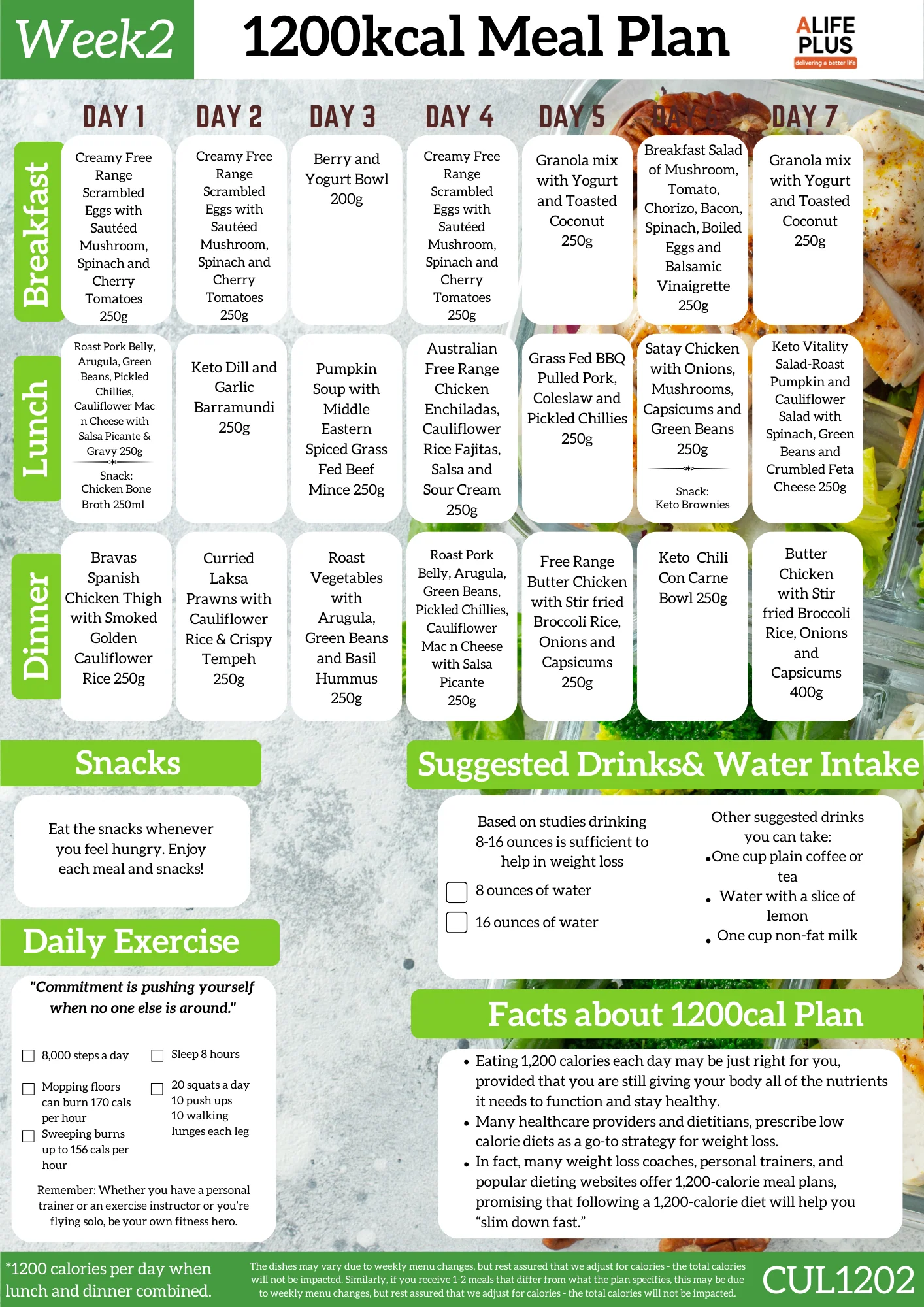 1200cal Ultimate Meal Set #2 - Image 2