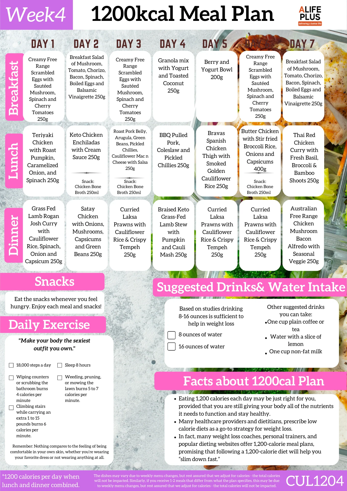1200cal Ultimate Meal Set #4 - Image 2