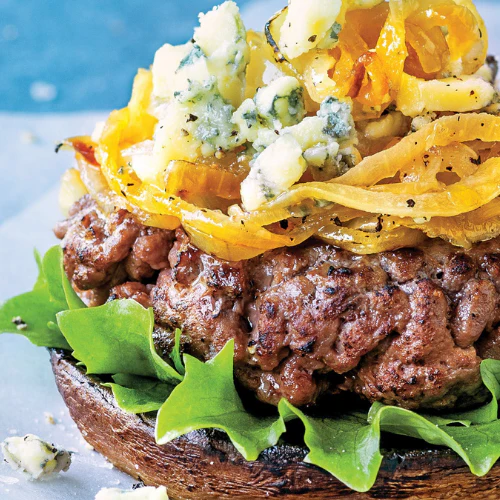 Caramelised Onion Burger with TLC and Aioli