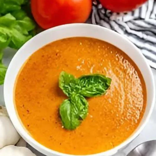 Charred Tomato and Basil Soup (NDIS)