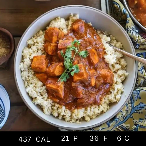 Chicken Tikka Masala with Cauliflower Rice (Gluten-free) - Image 3