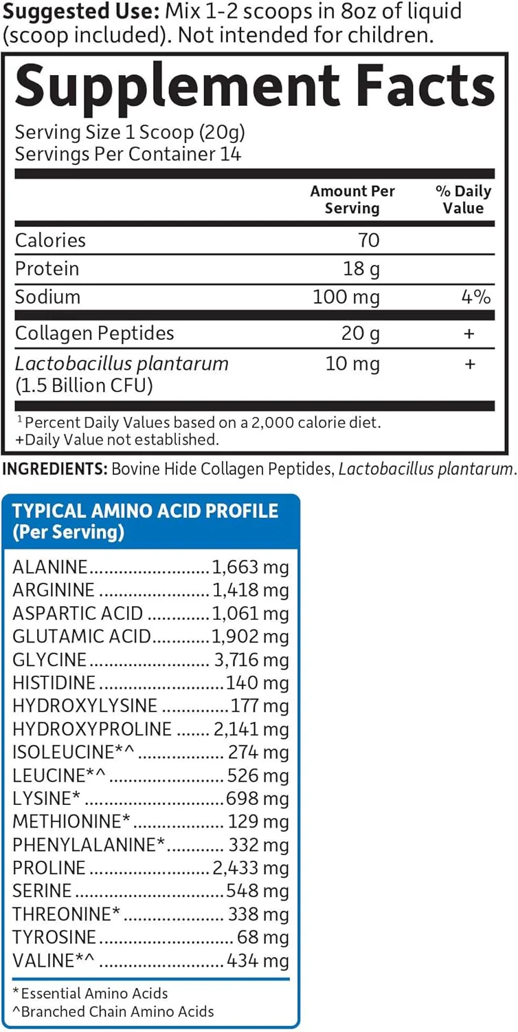 Garden of Life Grass-Fed Collagen Peptides – Unflavored | 14 Servings - Image 5