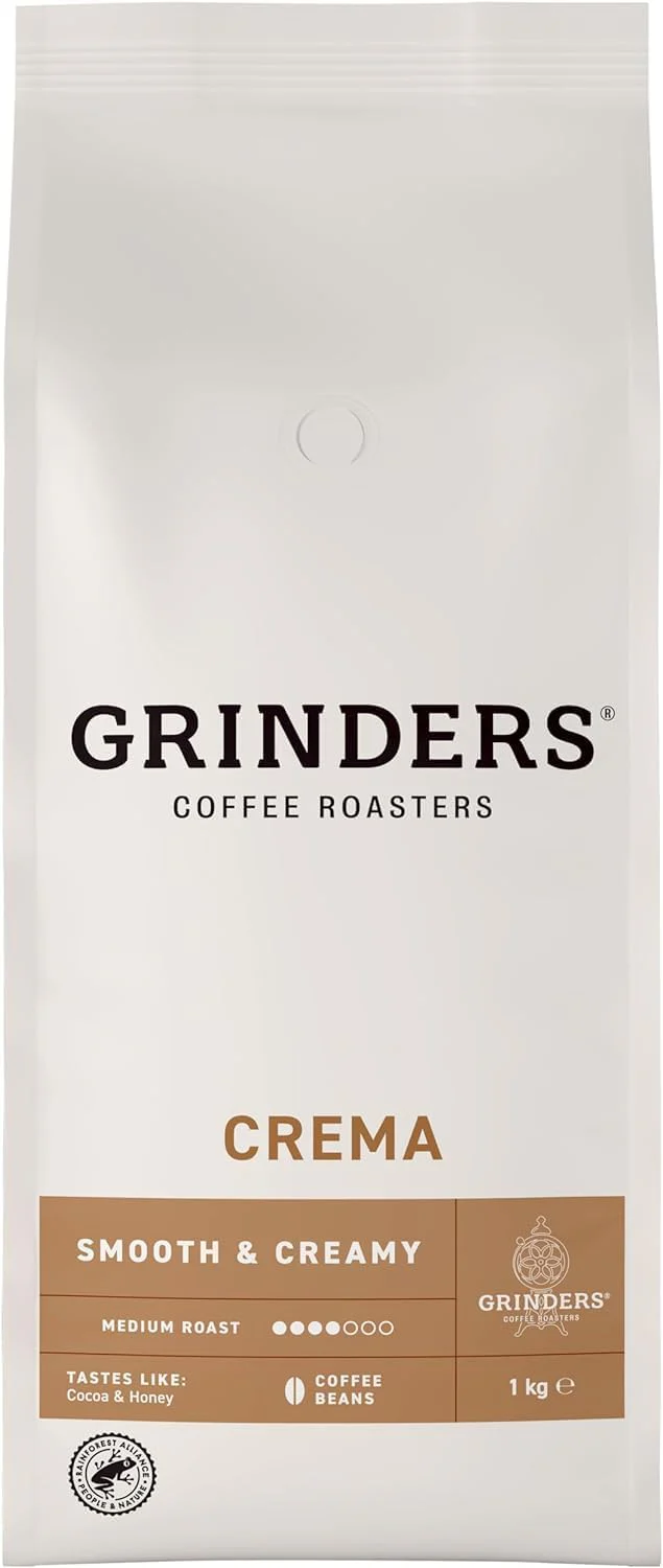 Grinders Crema Coffee Beans 1kg - Image 2