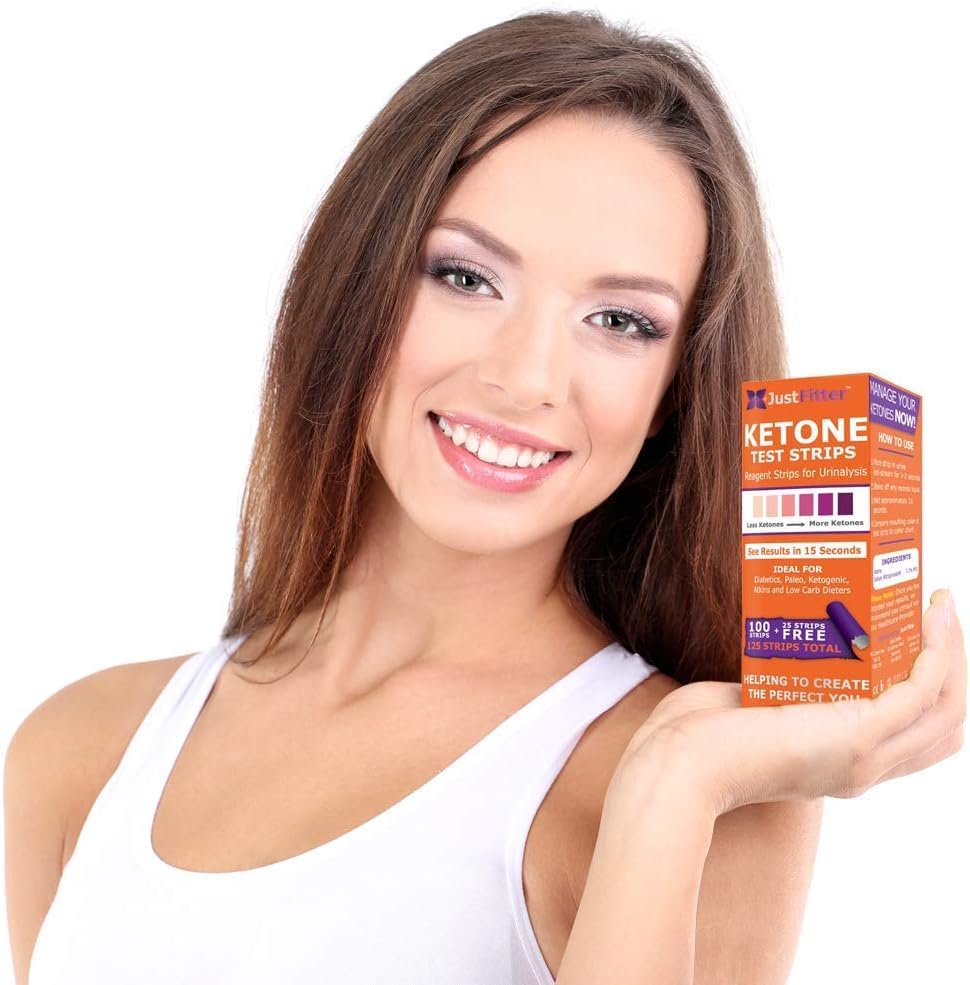 Just Fitter Ketone Test Strips – Accurate & Easy Urinalysis | 125 Strips - Image 4