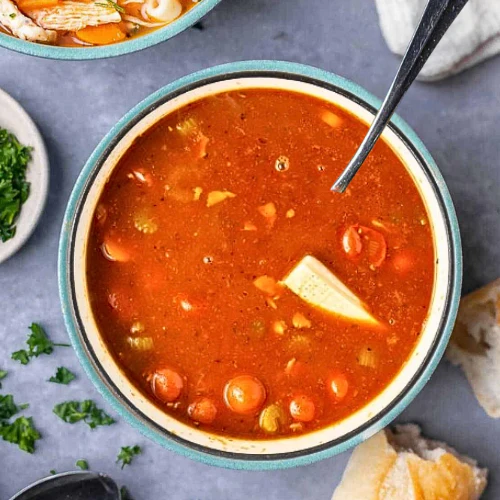 Keto Beef Broth Minestrone Soup (NDIS)