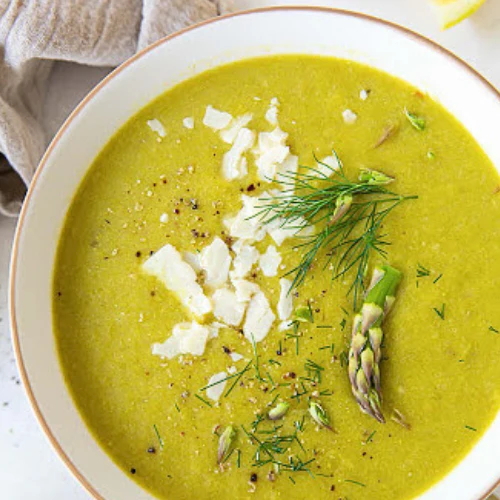 Keto Cream of Asparagus Soup (NDIS)