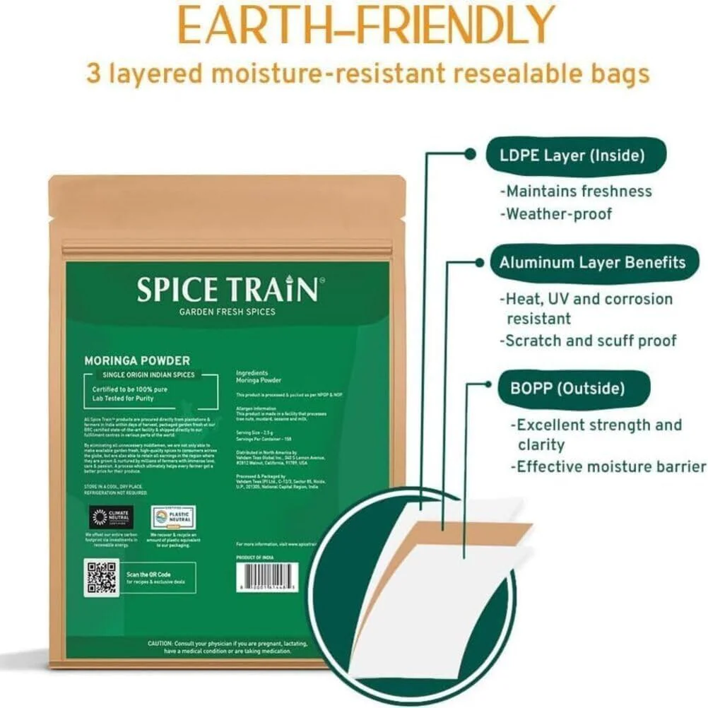 Moringa Powder – Nutrient-Rich Superfood for Smoothies & Tea | 397g - Image 8