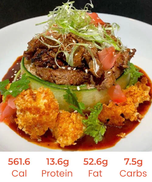 Mouth Tentalizing Korean BBQ Beef with Siracha Cauliflower and Konjac Noodles - Image 2