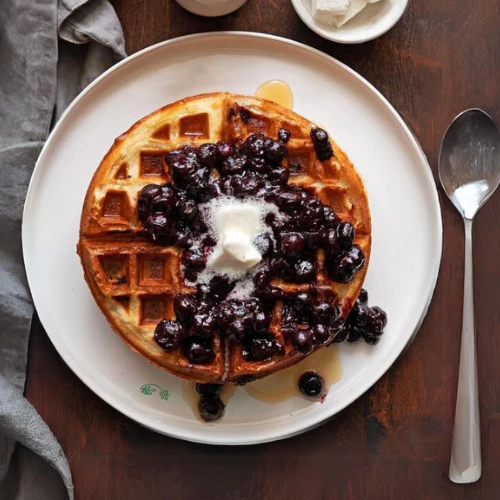 (Optional) Keto Waffle and Keto Berry Sauce - (210ml)