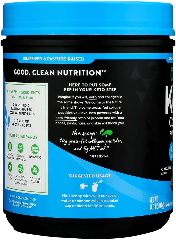 ORGAIN Keto Collagen Chocolate 400 g - Image 2