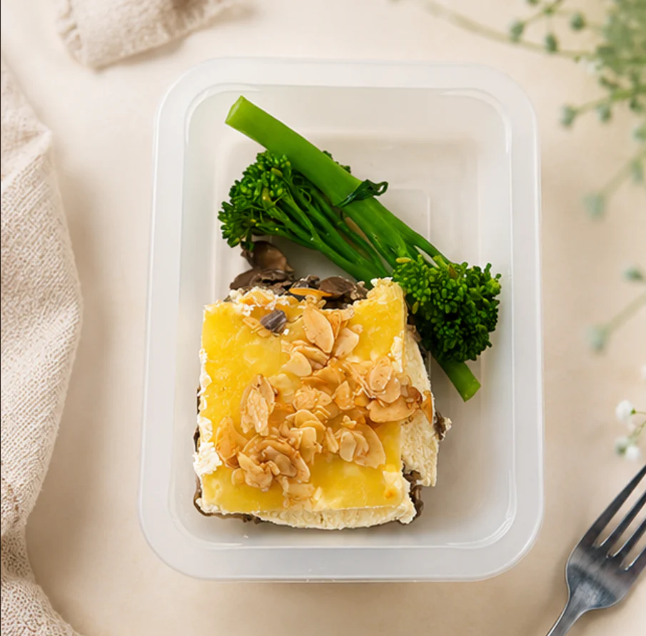 Ricotta and Mushroom Parmesan Lasagna with Blanched Broccollini - Image 3