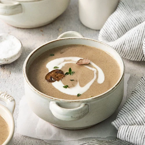 Roasted Mushroom and Thyme Soup (NDIS)