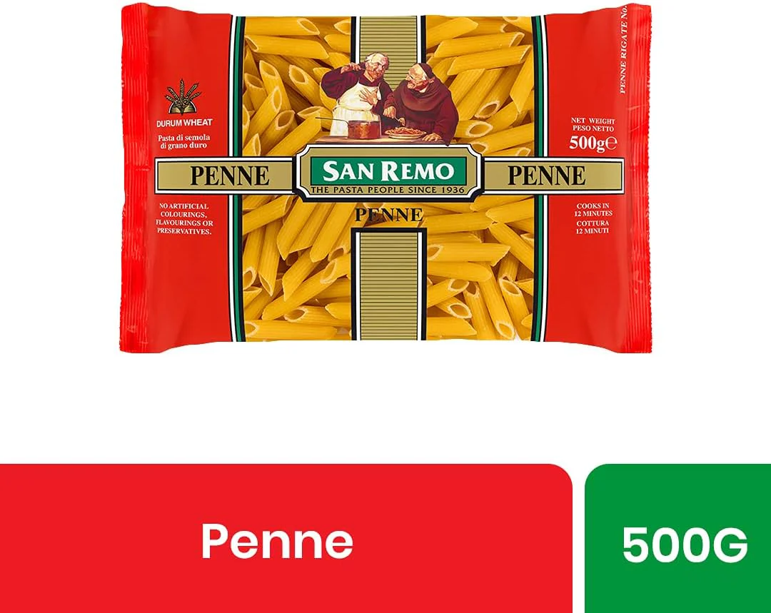 San Remo Penne Pasta – Authentic Italian Durum Wheat | 500g - Image 2