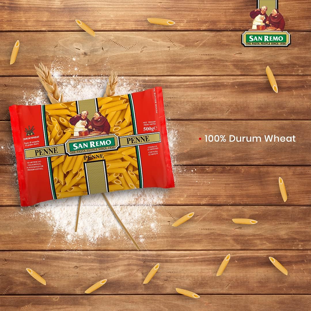 San Remo Penne Pasta – Authentic Italian Durum Wheat | 500g - Image 4