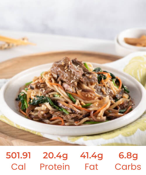 Stir Fried Beef in Black Pepper Sauce and Cauliflower Rice (NDIS) - Image 3