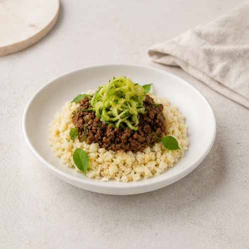 Thai Basil Beef, Cauliflower Rice, Zucchini Noodles - Image 3