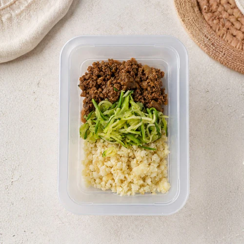 Thai Basil Beef, Cauliflower Rice, Zucchini Noodles - Image 4